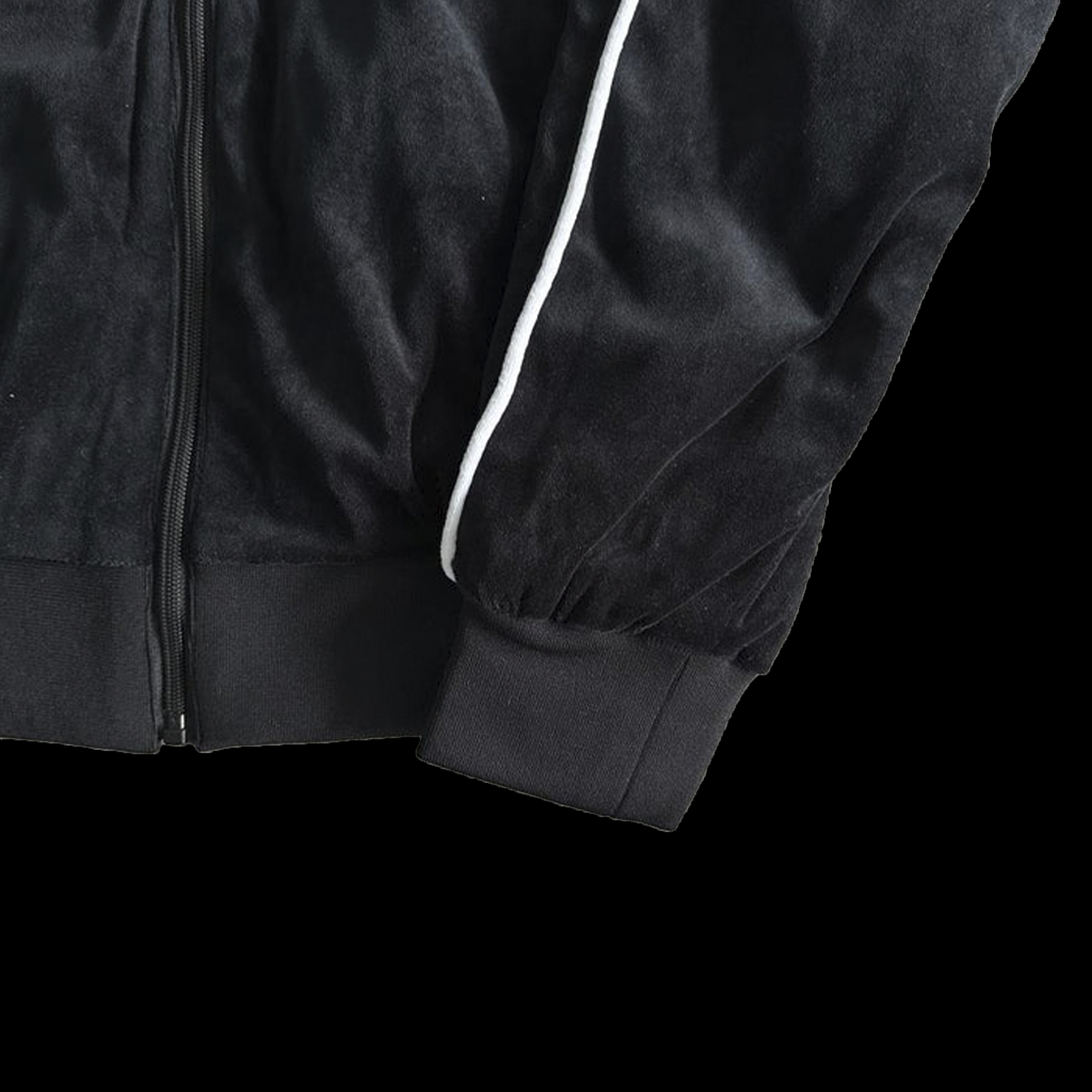 CORTEIZ VVS VELOUR TRACKSUIT - BLACK