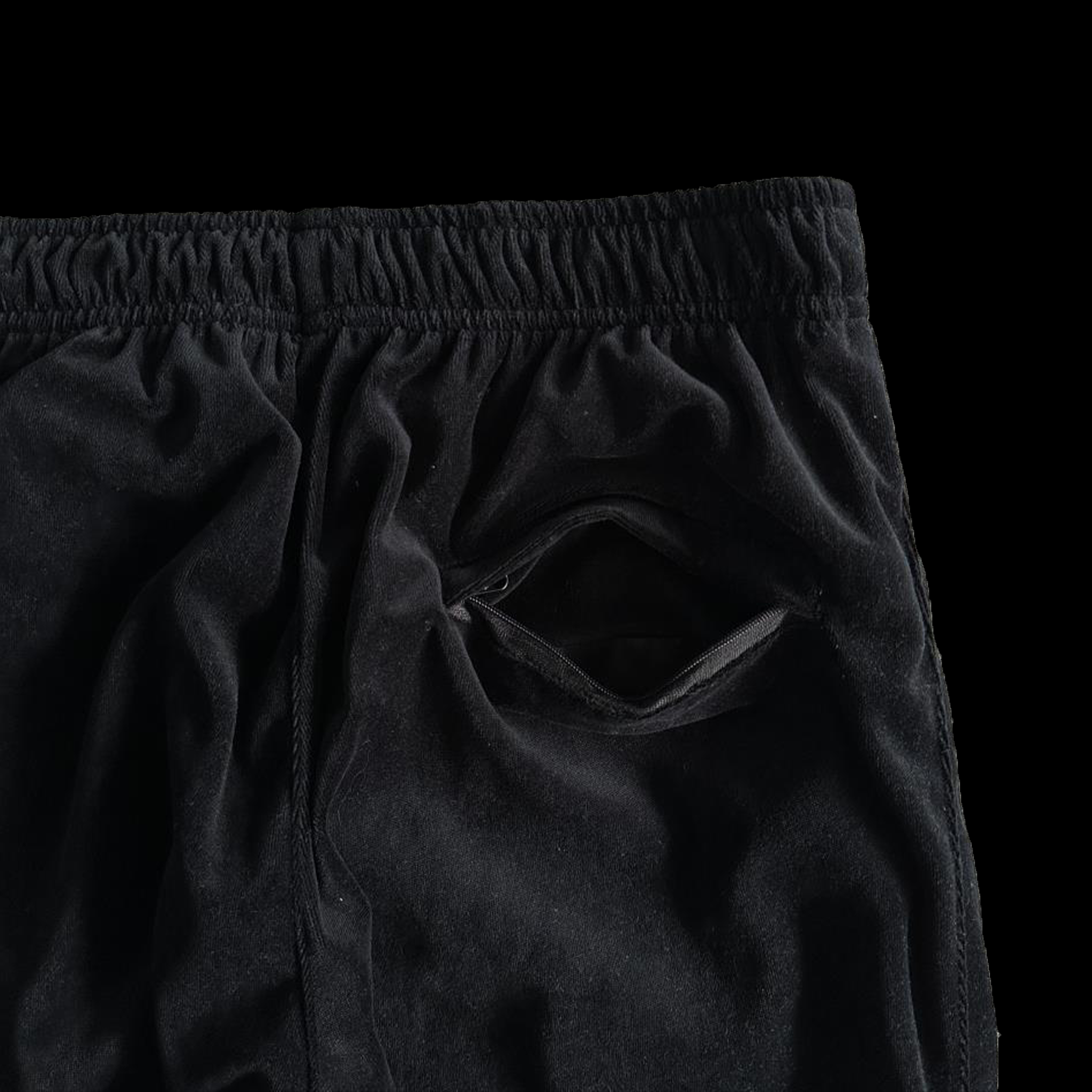 CORTEIZ VVS VELOUR TRACKSUIT - BLACK