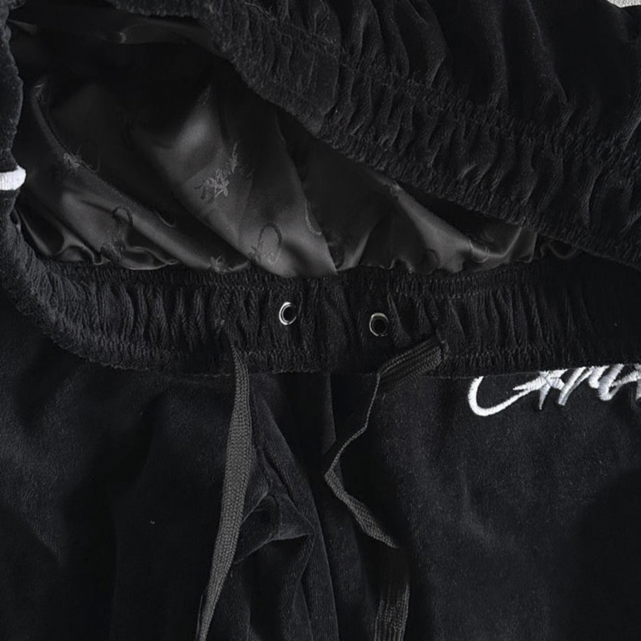 CORTEIZ VVS VELOUR TRACKSUIT - BLACK