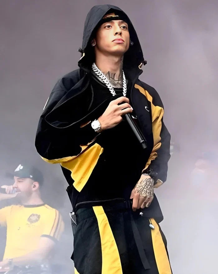 Alcatraz Sun & Rain WindBreaker - Black/Yellow